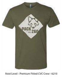 Olive green Pack 260 shirt